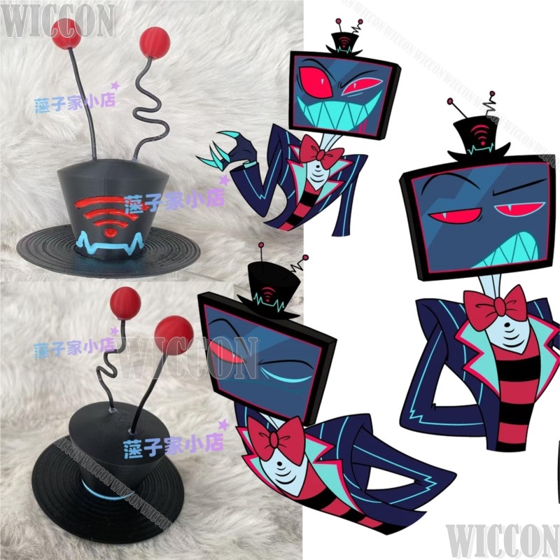 Vox Black Hat Anime Hassbin Co - Cosplay Prop 3D Print Settings recension och pris