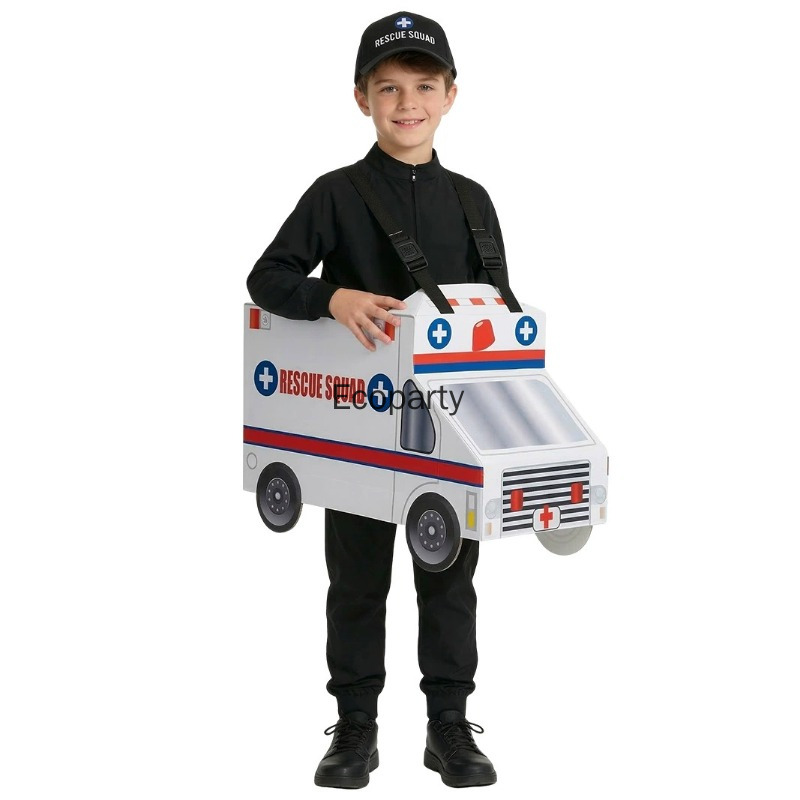 Kids Funny Fire Engine Ambulan - Cosplay Fire Prop recension och pris