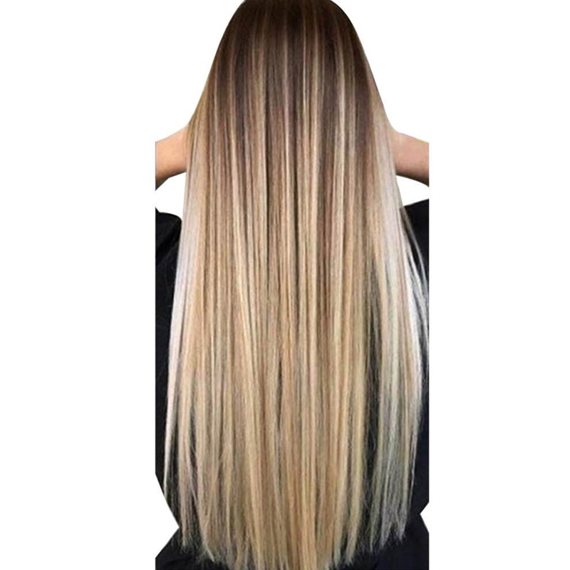 72cm Women Long Straight Wig W - Wig Fiber Net recension och pris