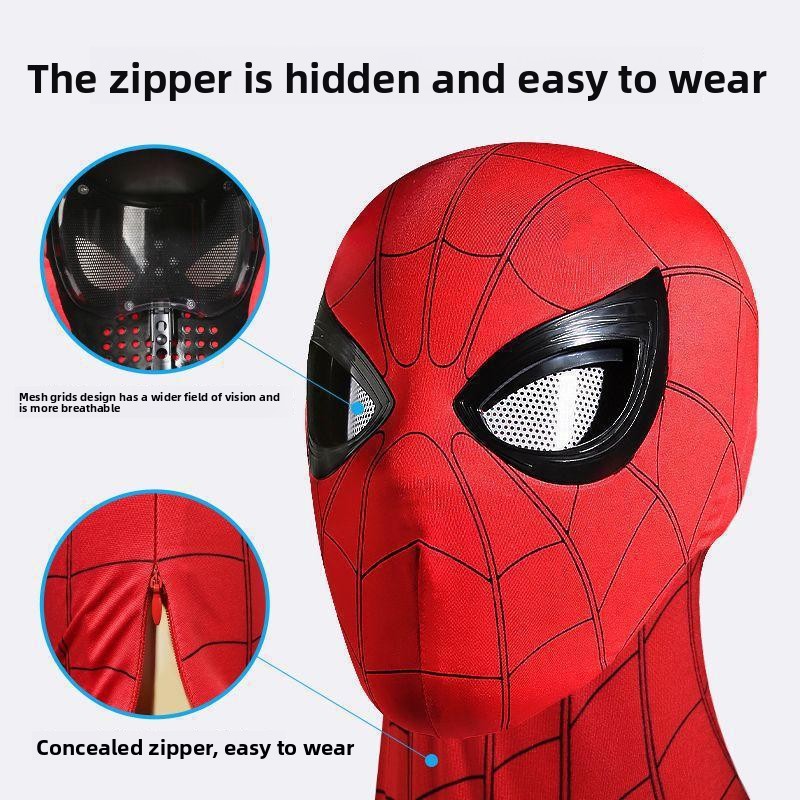 Superhero Mask/Spider-Man Helm - Cosplay Fire Prop recension och pris