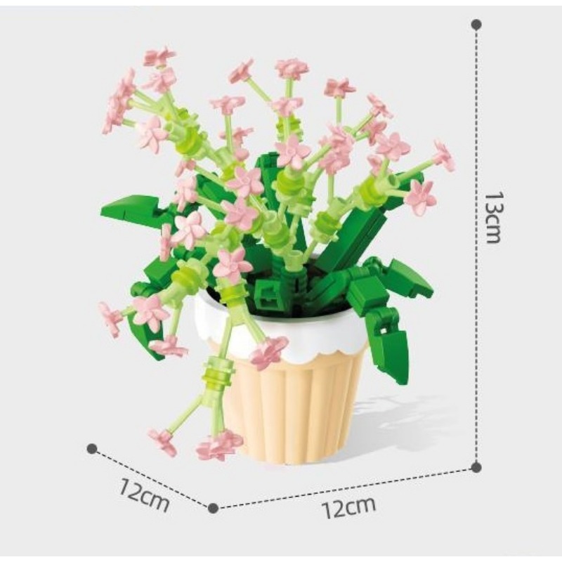 Building Block Potted Flower M - Cosplay Prop Building recension och pris