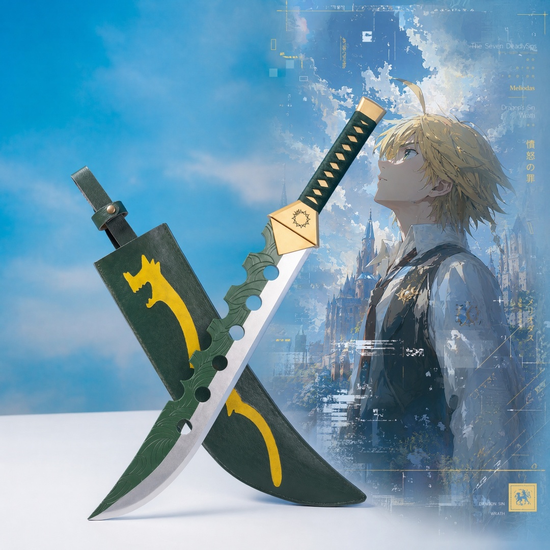 28inch The Seven Deadly Sins M - Cosplay Prop Katana recension och pris