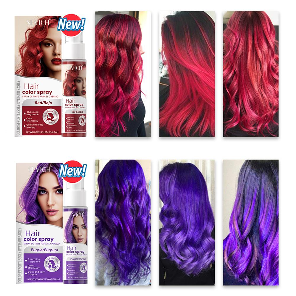 8 Colors Hair Color Spray Disp - Hair Spray Color recension och pris