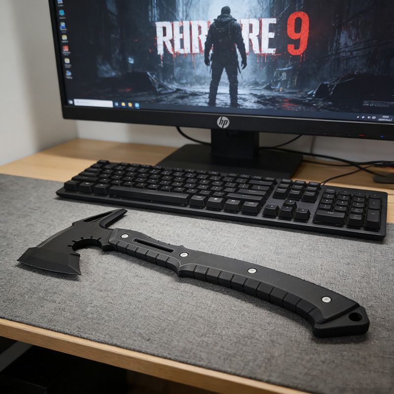 Cosplay Biohazard RE9 3D Print - Cosplay Prop Axe recension och pris